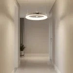 Подвесная люстра Light Ring Horizontal D50 Хром с акриловым плафоном от ImperiumLoft