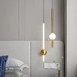 Подвесной светильник broom ORION GLOBE LIGHT white A L900 современного дизайна от ImperiumLoft