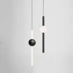 Подвесной светильник broom ORION GLOBE LIGHT Black D L900 современного дизайна от ImperiumLoft