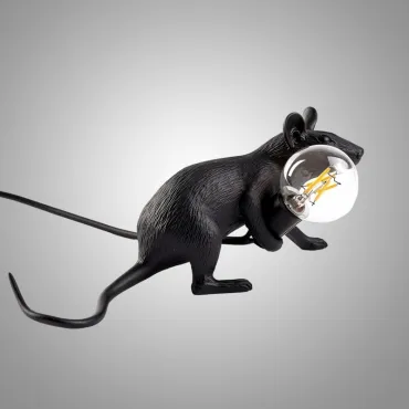 Настольная лампа Mouse Lying Black Настольная лампа Mouse Lying Black