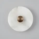 Светодиодный настенный светильник LEIA Marble D30 с плафоном из мрамора от ImperiumLoft