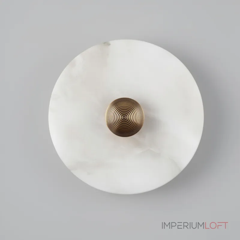 Светодиодный настенный светильник LEIA Marble D30 с плафоном из мрамора от ImperiumLoft Светодиодный настенный светильник LEIA Marble D30 с плафоном из мрамора от ImperiumLoft