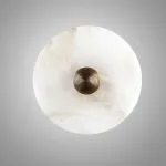 Светодиодный настенный светильник LEIA Marble D28 с плафоном из мрамора от ImperiumLoft