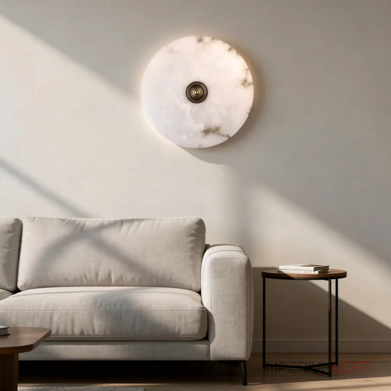 Светодиодный настенный светильник LEIA Marble D35 с мраморным плафоном от ImperiumLoft Светодиодный настенный светильник LEIA Marble D35 с мраморным плафоном от ImperiumLoft