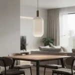 Подвесной светильник Ferm Living Opal Lamp C со стеклянным плафоном от ImperiumLoft