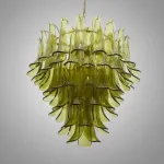 Люстра LOBBY GREEN H128 со стеклянными плафонами от ImperiumLoft