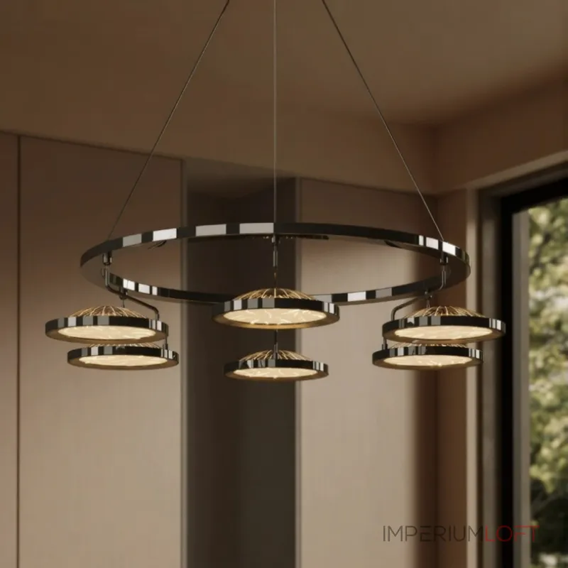 Кольцевые люстры и светильники HOLGE RING P6 Black Кольцевые люстры и светильники HOLGE RING P6 Black