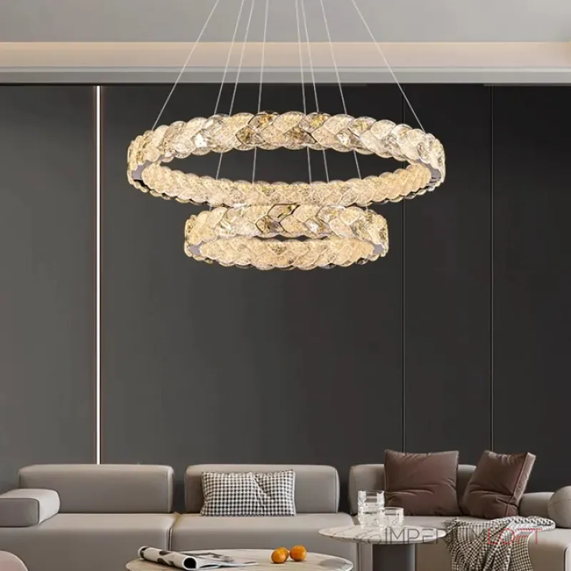 Кольцевые люстры и светильники ERHARD WAVE P2 D40 D60 от ImperiumLoft