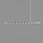 Серия реечных светильников с рельефными плафонами эллиптической формы CARA ELLIPSE LONG L147 Black