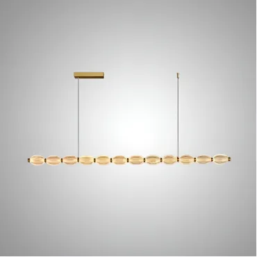 Реечный, рядный светильник CARA ELLIPSE LONG L126 Gold Реечный, рядный светильник CARA ELLIPSE LONG L126 Gold