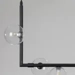Подвесной светильник LINDA LONG P10 Black со стеклянными шарами от ImperiumLoft