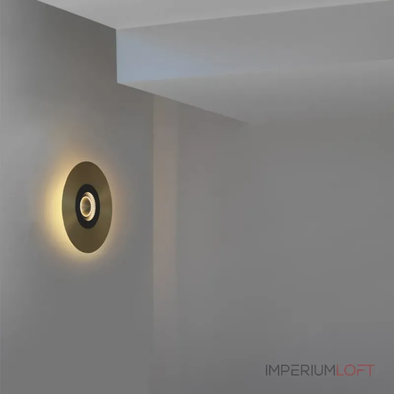 Настенный светильник PLANCHET D с металлическим диском плафоном от ImperiumLoft Настенный светильник PLANCHET D с металлическим диском плафоном от ImperiumLoft