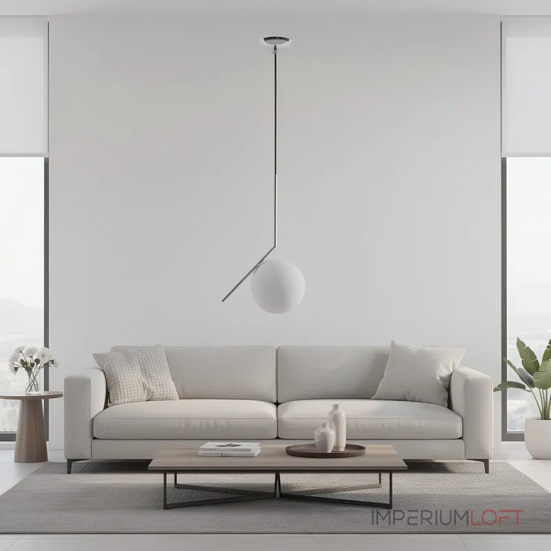 Подвесной светильник FlexIC Lights Family Michael Anastassiades D25 Chrome со стеклянным плафоном в форме шара от ImperiumLoft Подвесной светильник FlexIC Lights Family Michael Anastassiades D25 Chrome со стеклянным плафоном в форме шара от ImperiumLoft