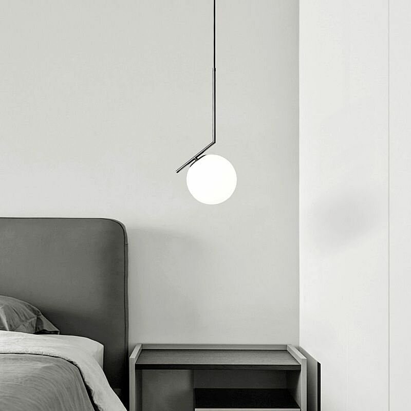 Подвесной светильник FlexIC Lights Family Michael Anastassiades D25 Chrome со стеклянным плафоном в форме шара от ImperiumLoft Подвесной светильник FlexIC Lights Family Michael Anastassiades D25 Chrome со стеклянным плафоном в форме шара от ImperiumLoft