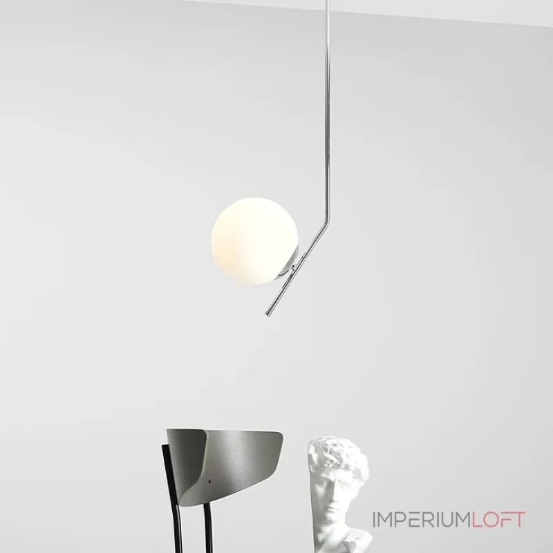 Подвесной светильник FlexIC Lights Family Michael Anastassiades D25 Chrome со стеклянным плафоном в форме шара от ImperiumLoft Подвесной светильник FlexIC Lights Family Michael Anastassiades D25 Chrome со стеклянным плафоном в форме шара от ImperiumLoft