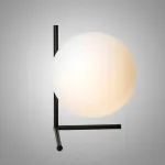 Настольная лампа STEM TAB D22,5 Black со стеклянным шаром от ImperiumLoft