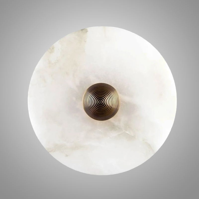 Светодиодный настенный светильник LEIA Marble D30 с плафоном из мрамора от ImperiumLoft Светодиодный настенный светильник LEIA Marble D30 с плафоном из мрамора от ImperiumLoft