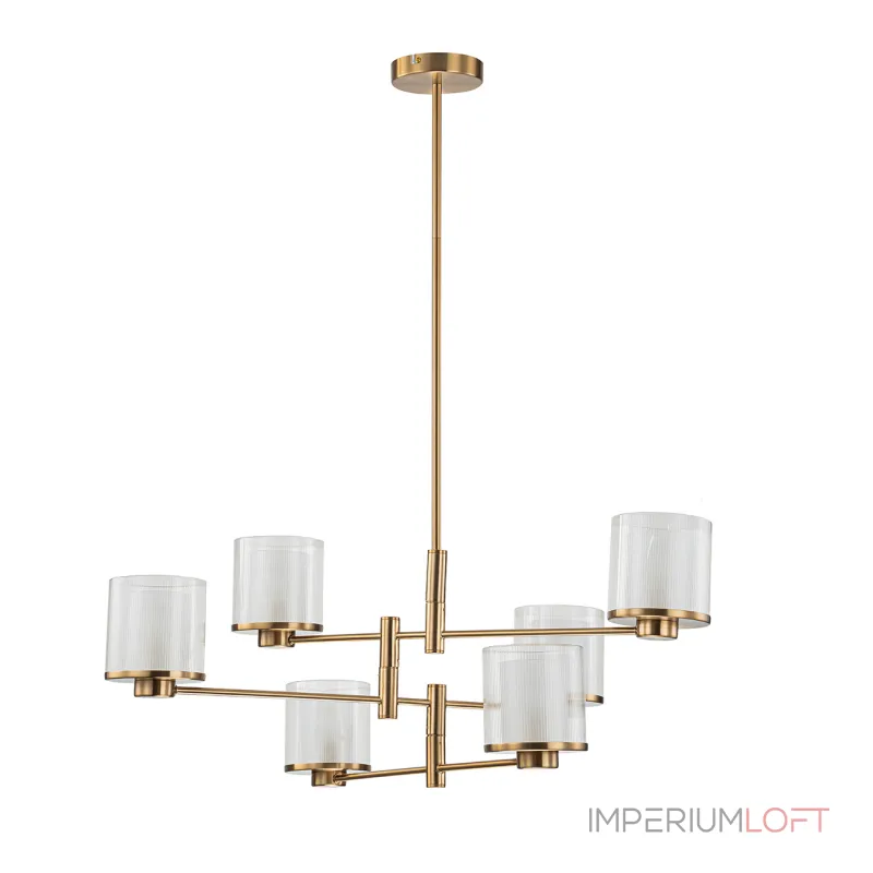 Люстра на штанге 13023/6R Brass