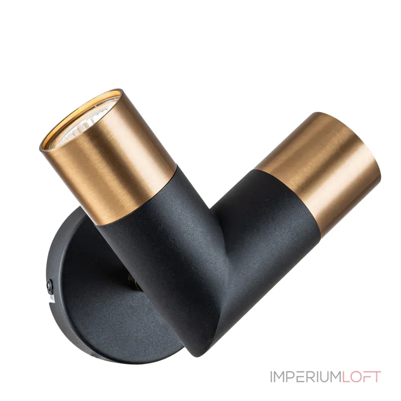 Настенный светильник 11036/2W Black от ImperiumLoft