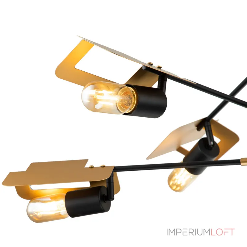 Люстра на штанге 10004/6R Black Люстра на штанге 10004/6R Black