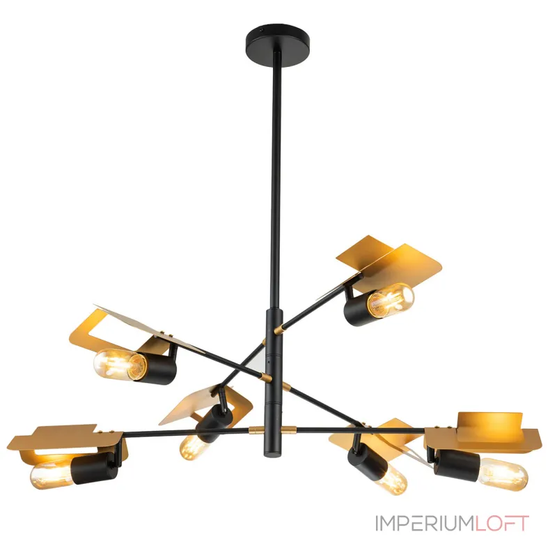 Люстра на штанге 10004/6R Black Люстра на штанге 10004/6R Black