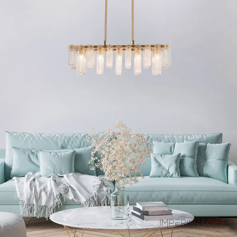 Люстра на штанге 12027/10PL Brass Люстра на штанге 12027/10PL Brass