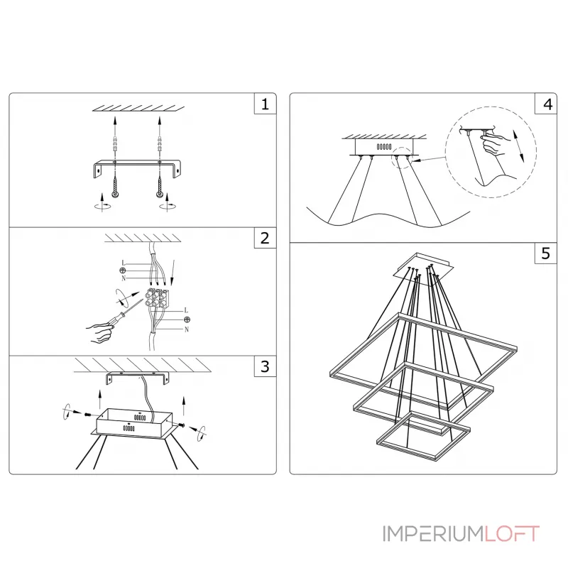 Подвесная люстра Kink Light Альтис 08201,01(4000K) Подвесная люстра Kink Light Альтис 08201,01(4000K)
