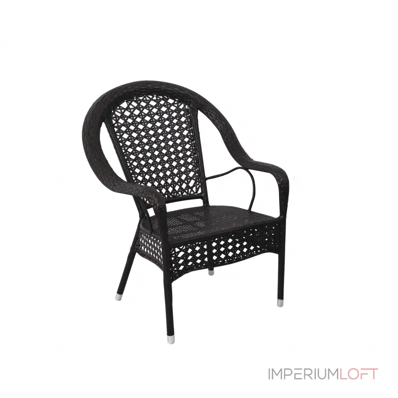 KL01832,04 Кресло темно-коричневое w70*70 h90, посадочное место: 47*45