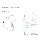 Настольная лампа Артена 07702-T,19(16)