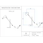 Настольная лампа Монто 07711-T,19(20)