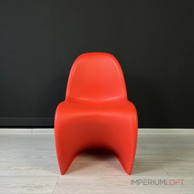 Стул Panton Red изогнутой формы от LaLume Стул Panton Red изогнутой формы от LaLume