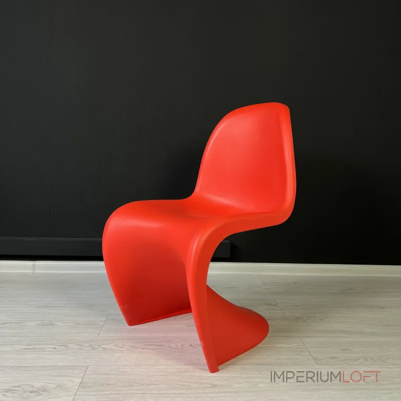 Стул Panton Red изогнутой формы от LaLume Стул Panton Red изогнутой формы от LaLume