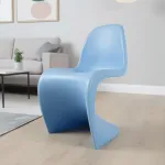 Стул Panton Blue изогнутой формы от LaLume 