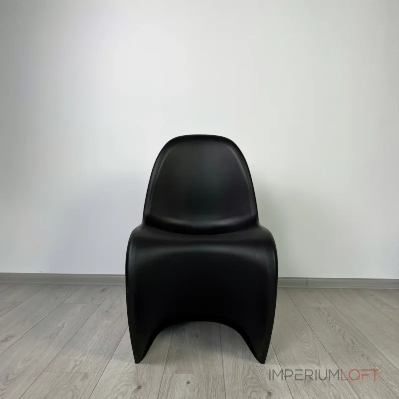 Стул Panton Black изогнутой формы от LaLume Стул Panton Black изогнутой формы от LaLume
