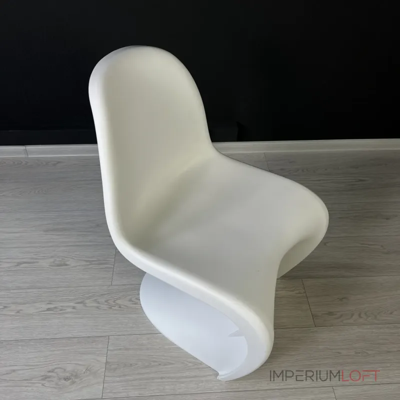 Стул Panton White изогнутой формы от LaLume Стул Panton White изогнутой формы от LaLume