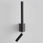 Минималистичный светодиодный настенный светильник с поворотным удлиненным источником рассеянного света и спотом для чтения Бра VILGOT от ImperiumLoft