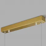 Реечный светильник из двух длинных прямоугольных мраморных пластин с LED-подсветкой JASON L150 от ImperiumLoft