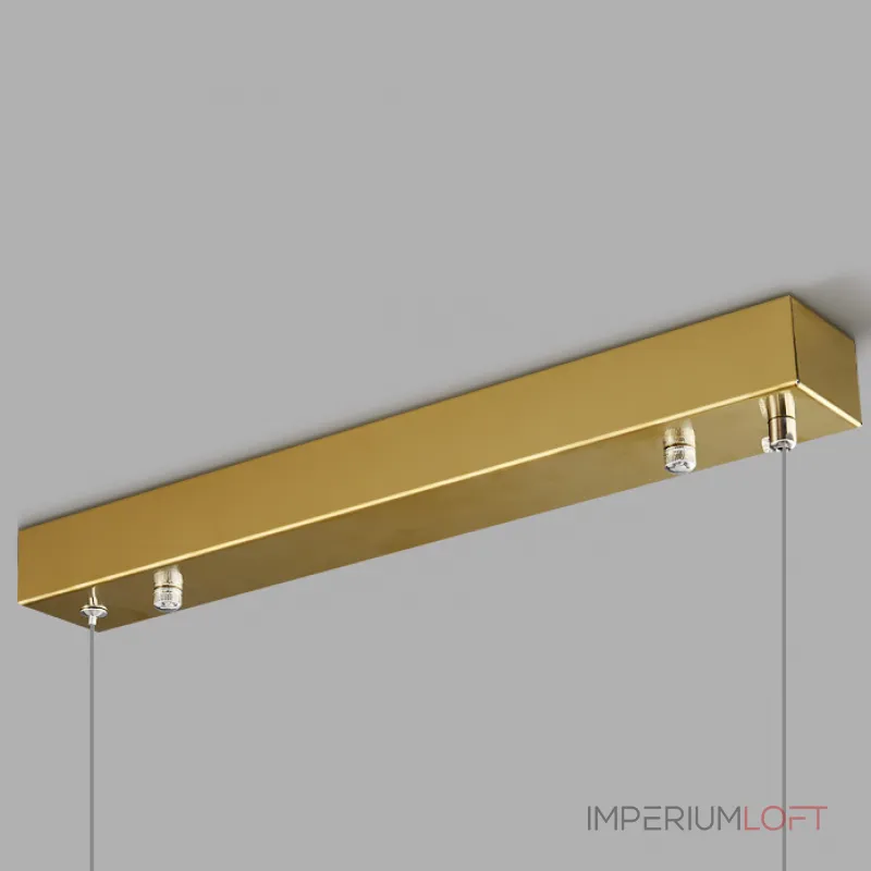 Реечный светильник из двух длинных прямоугольных мраморных пластин с LED-подсветкой JASON L150 от ImperiumLoft