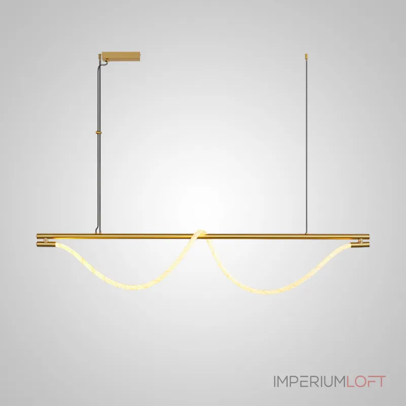 Cерия реечных светильников из латуни с оптическим силикагелем и гибким плетеным волокном GLORIFY OPTIC LUX LONG L1250 Brass от ImperiumLoft Cерия реечных светильников из латуни с оптическим силикагелем и гибким плетеным волокном GLORIFY OPTIC LUX LONG L1250 Brass от ImperiumLoft