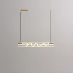 Серия реечных светильников с гибким световым шнуром в оплетке внутри прозрачного цилиндрического плафона GLORIFY OPTIC L100 от ImperiumLoft