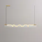 Серия реечных светильников с гибким световым шнуром в оплетке внутри прозрачного цилиндрического плафона GLORIFY OPTIC L150 от ImperiumLoft