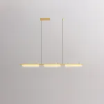 Серия реечных светильников с LED-источниками света внутри цилиндрических плафонов SIMER LONG L126 Brass от ImperiumLoft