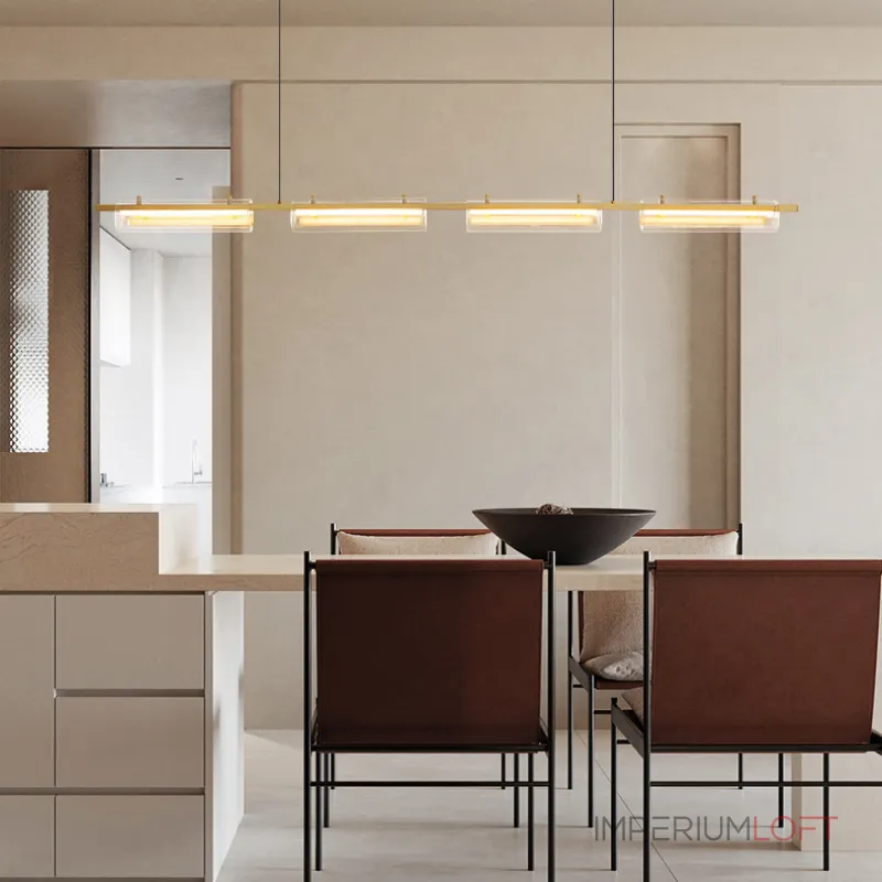 Серия реечных светильников с LED-источниками света внутри цилиндрических плафонов SIMER LONG L168 Black от ImperiumLoft