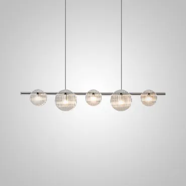 Реечный, рядный светильник RUTGER LONG L110 Chrome