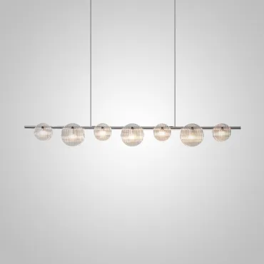 Реечный, рядный светильник RUTGER LONG L140 Chrome