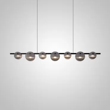 Реечный, рядный светильник RUTGER LONG L140 Black