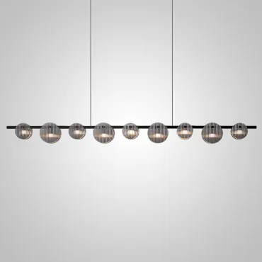 Реечный, рядный светильник RUTGER LONG L170 Black