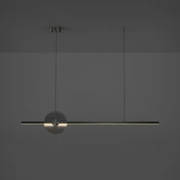 Реечный, рядный светильник ZVI L120 Black