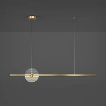 Реечный, рядный светильник ZVI L140 Brass