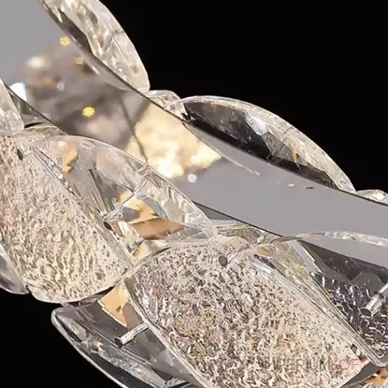 Серия светодиодных кольцевых люстр с рассеивателями из хрусталя ERHARD D80 от ImperiumLoft